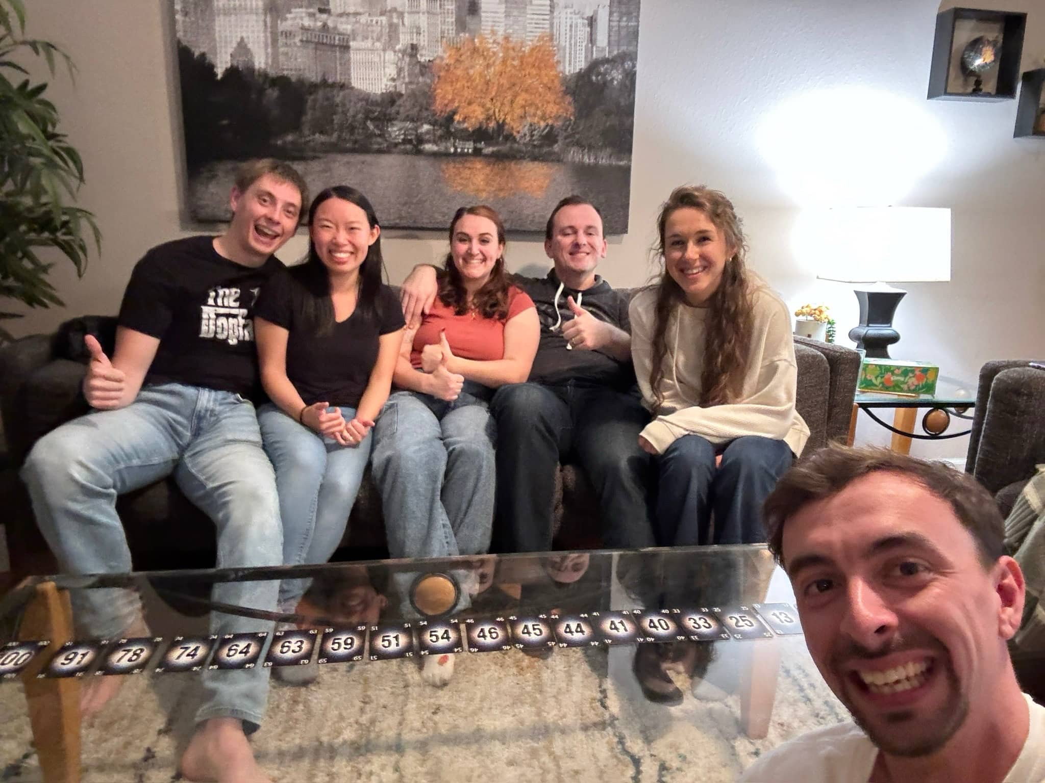 Game night with the Shippy's and Nichols'